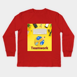 TEAMWORK Kids Long Sleeve T-Shirt